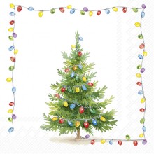 Салфетки 20бр Christmas Lights